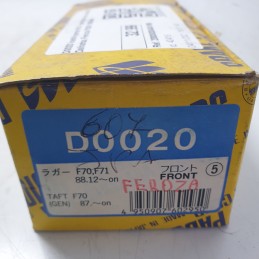 D0020 kashiyama Kit 4 pastiglie freno anteriori Daihatsu Feroza F300 1988-99