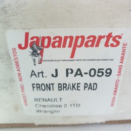 J PA-059 Kit 4 pastiglie freno anteriori Renault Cherokee xj 2.1td Wrangler  1984-01