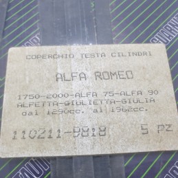 110211-9818 5XPZ Guarnizione coperchio testa cilindri Alfa Romeo 1750 2.0 75 90 Alfetta Giulietta Giulia 1.3 al 2.0 1985-88