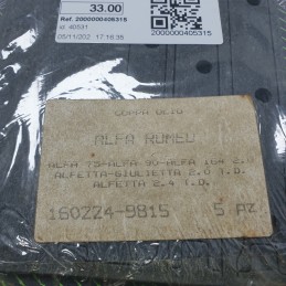 160224-9815 4XPZ Guarnizione coppa olio Alfa Romeo 75 90 164 2.0 Alfetta Giulietta 2.0 td ALFETTA 2.4 TD 1979-92