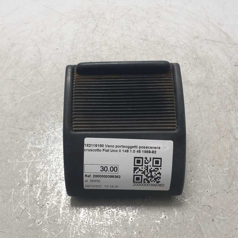 182115180 Vano portaoggetti posacenere cruscotto Fiat Uno II 146 1.0 45 1989-92