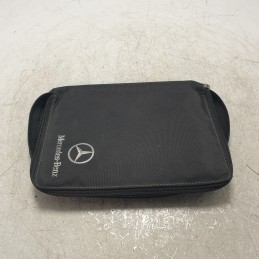 Bustina portadocumenti in tessuto originale Mercedes con zip