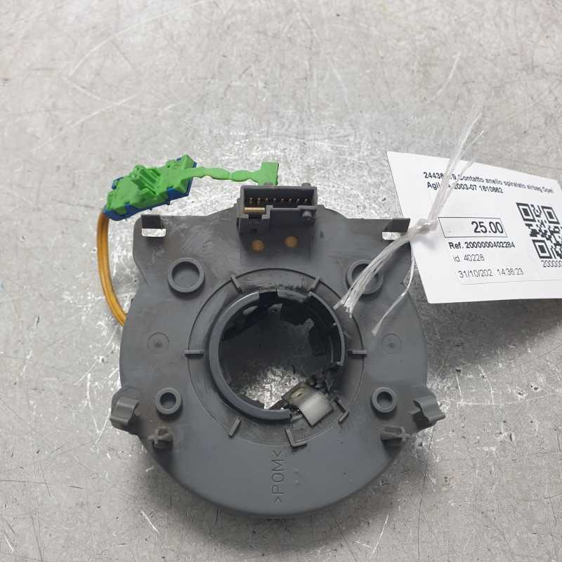 24436919 Contatto anello spiralato airbag Opel Agila A 2003-07 1610662