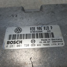 038906018P Centralina ecu motore Volkswagen Passat 3B 1.9 110CV 1998 0281001720
