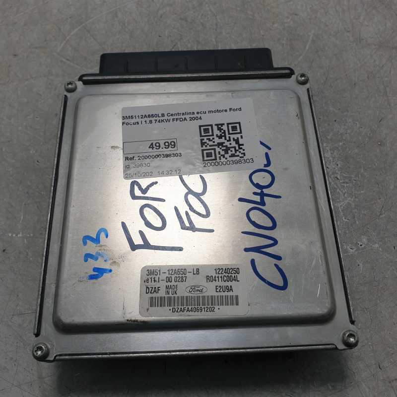 3M5112A650LB Centralina ecu motore Ford Focus I 1.8 74KW FFDA 2004