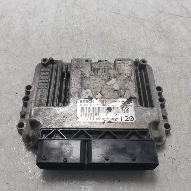 51809688 Centralina ecu motore Fiat Bravo II 198 1.9 88KW 120CV 192A8000 2009 0281013579 1984136A5ACM