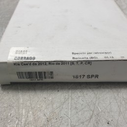 87611A2010 vetro specchietto retrovisore esterno Kia Ceed MK2 JD 2012-18 anteriore SX sinistro