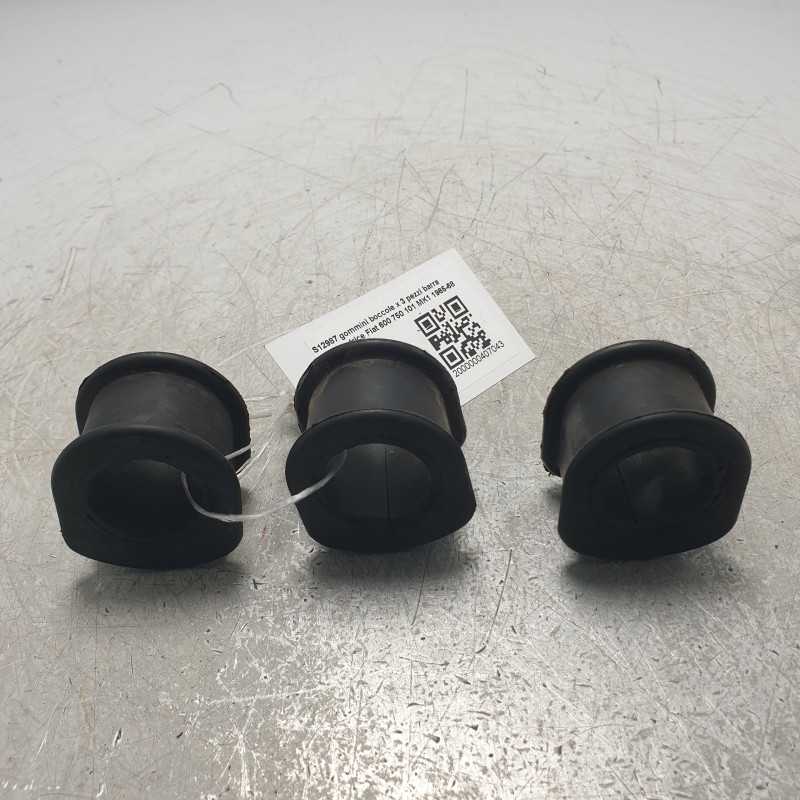 S12987 gommini boccole x 3 pezzi barra stabilizzatrice Fiat 600 750 101 MK1 1965-68