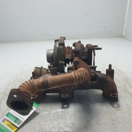 045145701 Turbo turbina turbocompressore VW Polo 9N 1.4D 55KW AMF 2004 Geometria individuale 701729-9