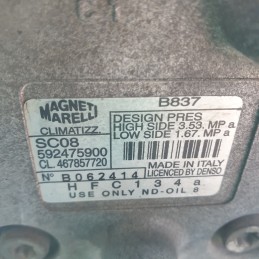 467857720 Compressore clima a/c aria condizionata Fiat Punto 188 1.2b 1999-03