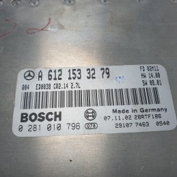 A6121533279 Centralina ecu motore Mercedes ML W163 2.7D 612963 2003 0281010796 ED0038