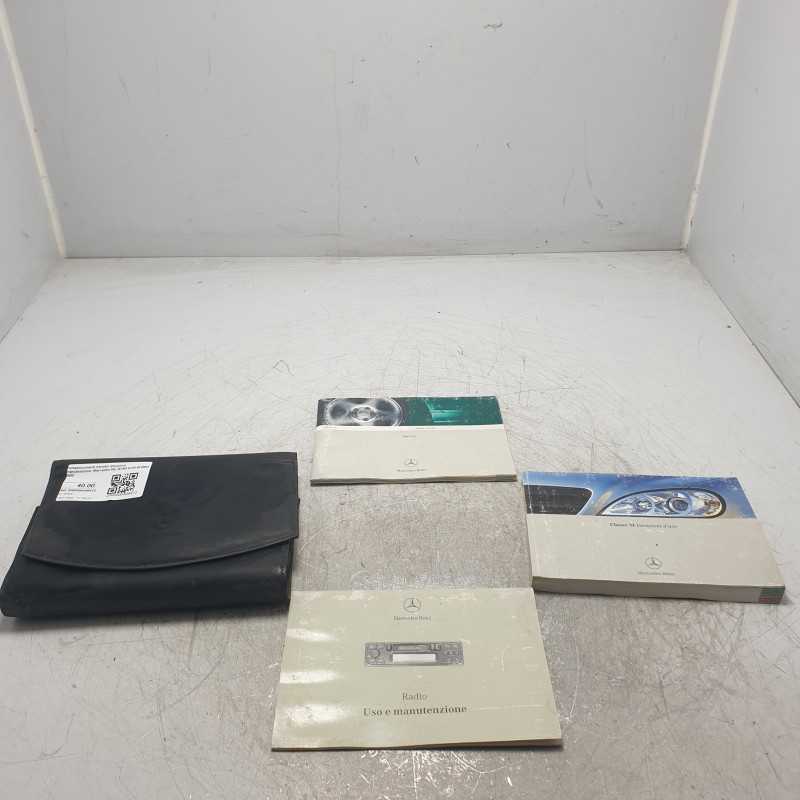 Portadocumenti libretto istruzioni manutenzione Mercedes ML W163 2.7D 612963 2003