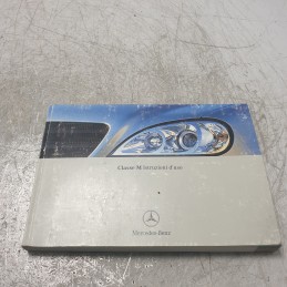 Portadocumenti libretto istruzioni manutenzione  Mercedes ML W163 2.7D 612963 2003