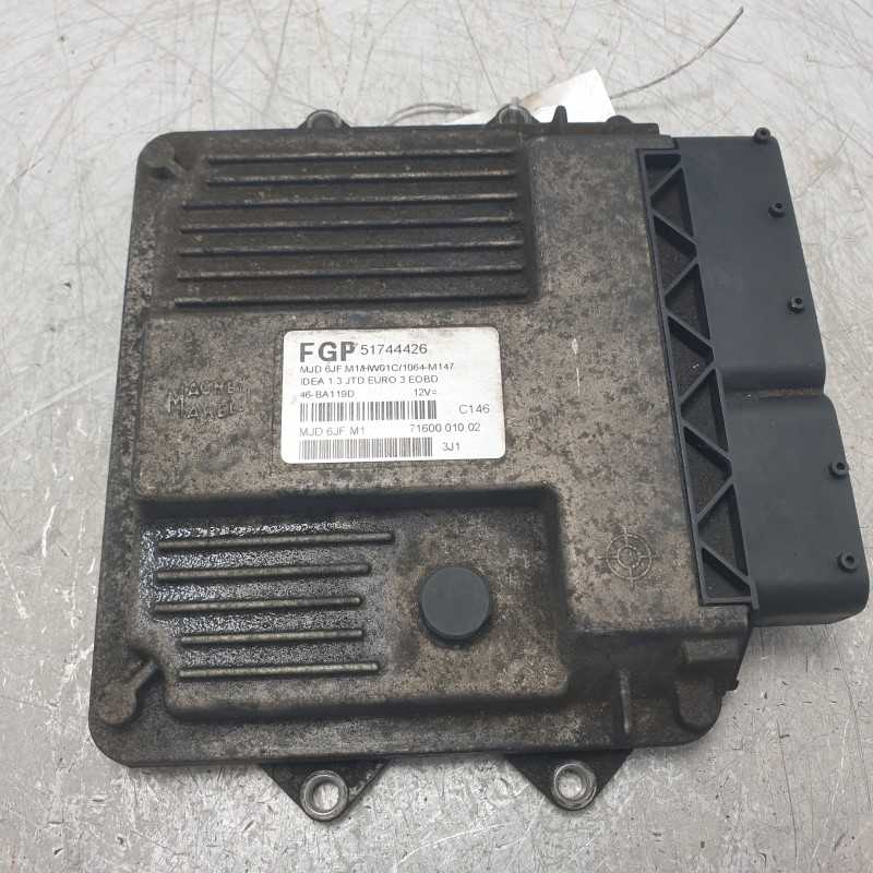 51744426 Centralina ecu motore Fiat Idea 350 1.3mtj 188A9000 2003 MJD6JFM1