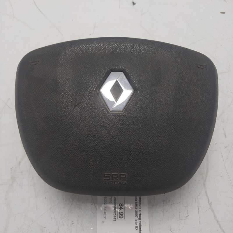 985100002R airbag volante sterzo Renault Laguna MK3 2007 lato SX