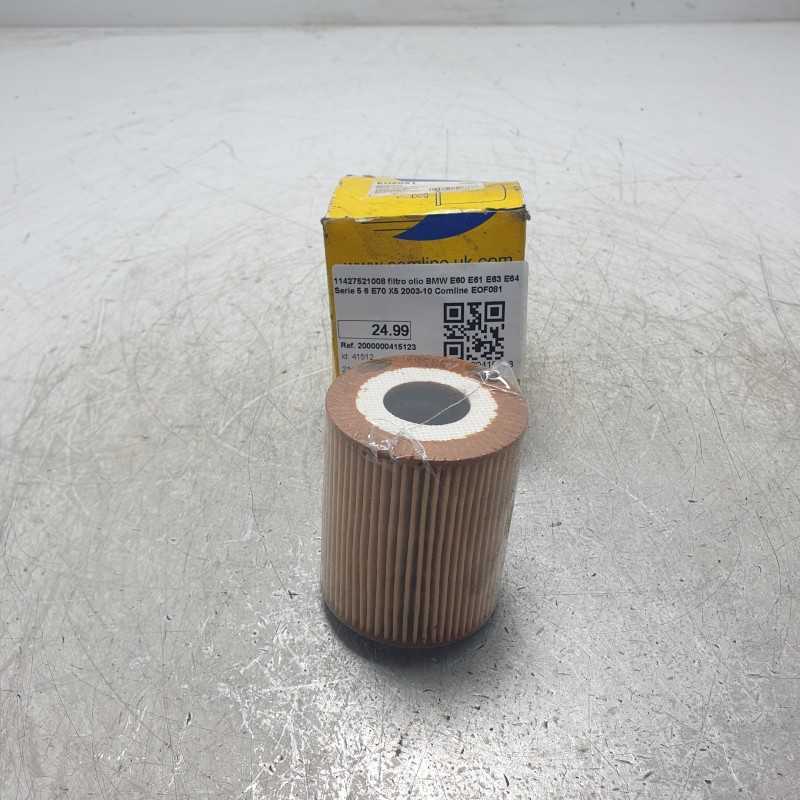 11427521008 filtro olio BMW E60 E61 E63 E64 Serie 5 6 E70 X5 2003-10 Comline EOF081