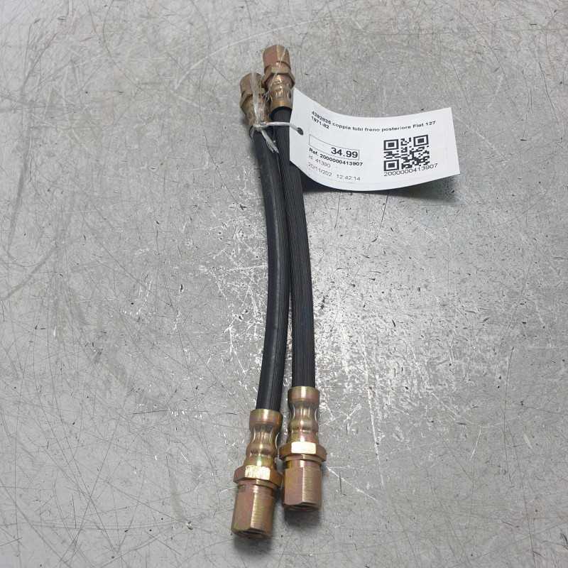 4392835 coppia tubi freno posteriore Fiat 127 1971-82