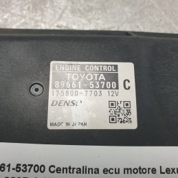 89661-53700 Centralina ecu motore Lexus IS II XE2 220D 2.2D 2ADFHV 2006 175800-7703