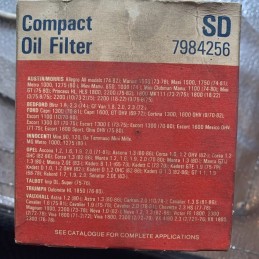 7984256 x3 pezzi filtro olio Innocenti Mini 1.3 De Tomaso 1976-82 Opel Ascona A B Kadett A B C D Frontera A Corsa A  ACDelco SD