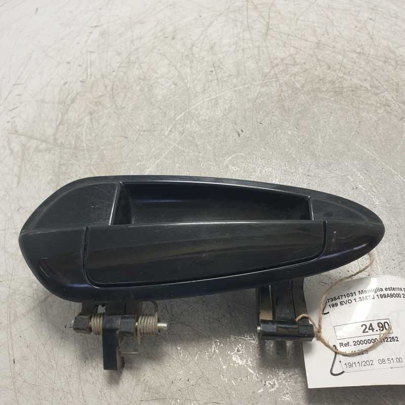 735471031 Maniglia esterna post sx Fiat Punto 199 EVO 1.3MTJ 199A9000 2011
