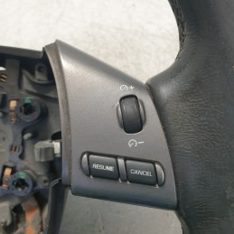 C2S39572LEG volante sterzo guida Jaguar X-Type X400 2.2 D 114 KW 2006 in pelle leggermente usurata