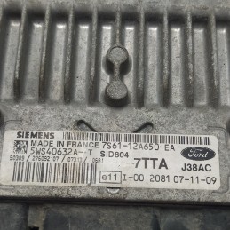 7S6112A650EA Centralina ecu motore Ford Fiesta V JH1 1.4 50KW F6JB 2008 7TTA J38AC