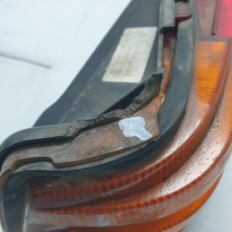 1238204964 faro fanale stop Mercedes W123 1976-85 posteriore SX con gemma freccia scheggiata due supporti danneggiati