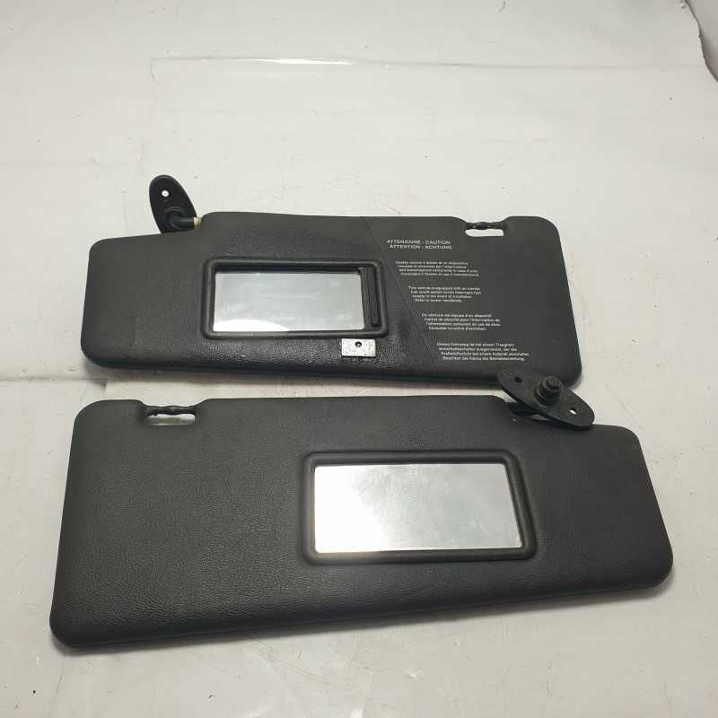 Coppia alette pantine parasole SX DX Autobianchi Y10 MK2 1992-95 nere