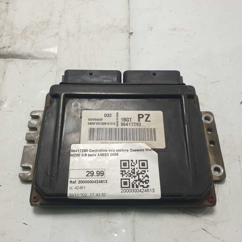 96417290 Centralina ecu motore Daewoo Matiz M200 0.8 benz A08S3 2006