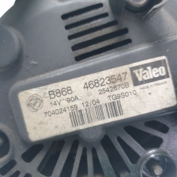 46823547 alternatore Lancia Ypsilon MK1 843 1.3 MJT 2003-11 90 A Valeo