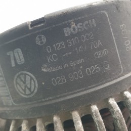 028903025G alternatore VW Golf MK3 1H1 benzina/diesel 1991-97 70 A Bosch
