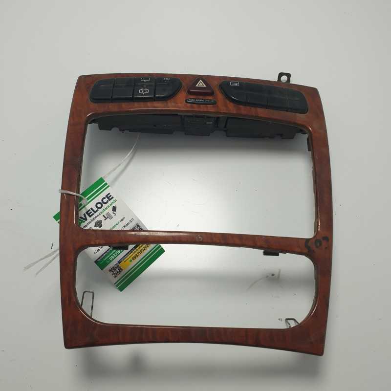 2038219279 cover cornice pulsantiera interruttori Mercedes W203 Classe C 2001-04 radica