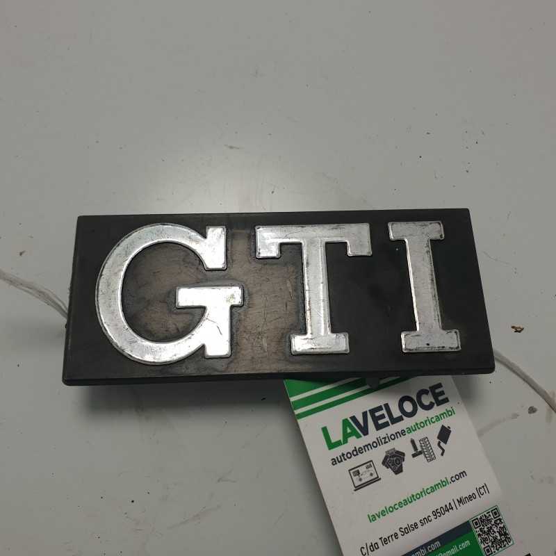 Targetta emblema indentificativo VW Golf MK2 "GTI" 1983-90