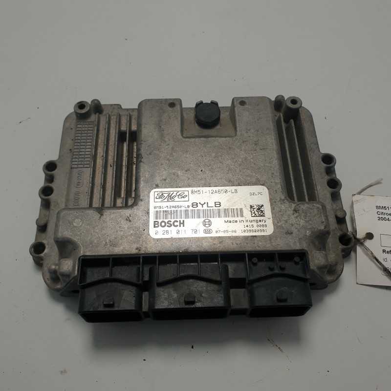 8M5112A650LB centralina ECU controllo motore Citroen C4 MK1 LC 1.6 HDI 66 KW 90 CV 2004-13 Bosch