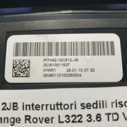 1P74219C612JB interruttori sedili riscaldabili posteriori Range Rover L322 3.6 TD V8 2010 automat.