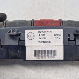 Interruttore pulsante centrale  FIAT DUCATO 244 2002-06 RESTYLING 2.8JTD 2001-06 7353387570