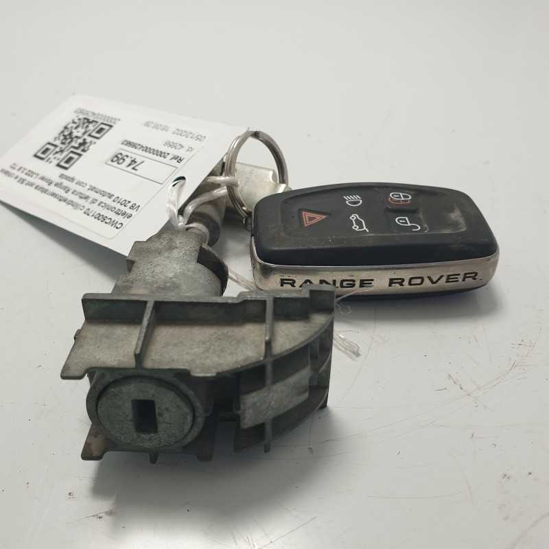 CWC500170 cilindretto serratura ant SX e chiave elettronica di lettura Range Rover L322 3.6 TD V8 2010 automat. con spada