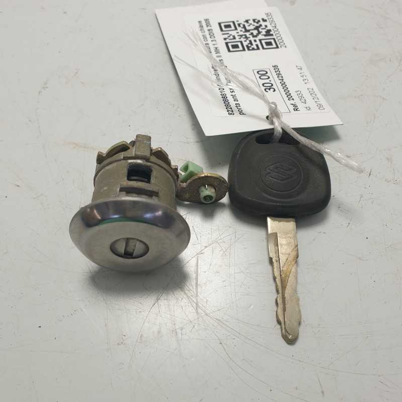 8228086810 Cilindretto serratura con chiave porta ant sx Suzuki Ignis II MH 1.3 DDIS 2005