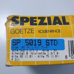 SP5019STD serie x4 fasce elastiche pistoni Alfa Romeo Alfasud 902 Arna 920 Alfa 33 905 Alfetta Giulietta 116 Alfa 90 75