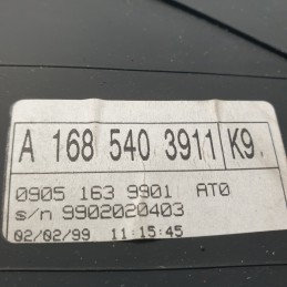 A1685403911 quadro strumenti contachilometri Mercedes W168 Classe A 170 CDI 66 KW 1998-01