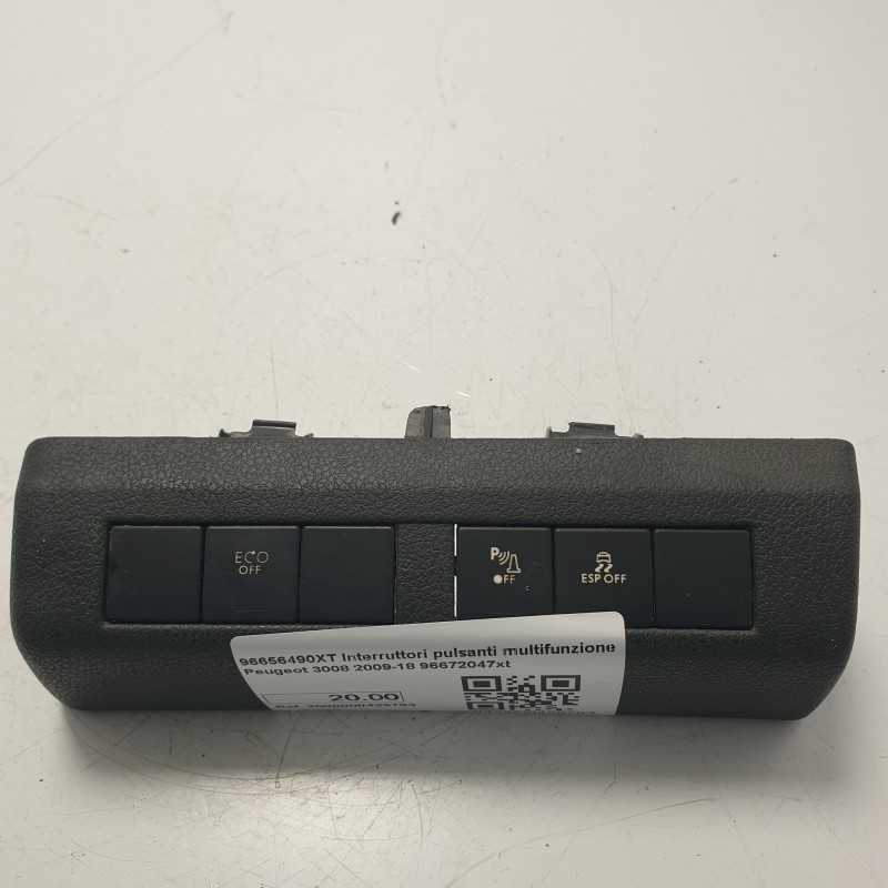96656490XT Interruttori pulsanti multifunzione Peugeot 3008 2009-18 96672047xt