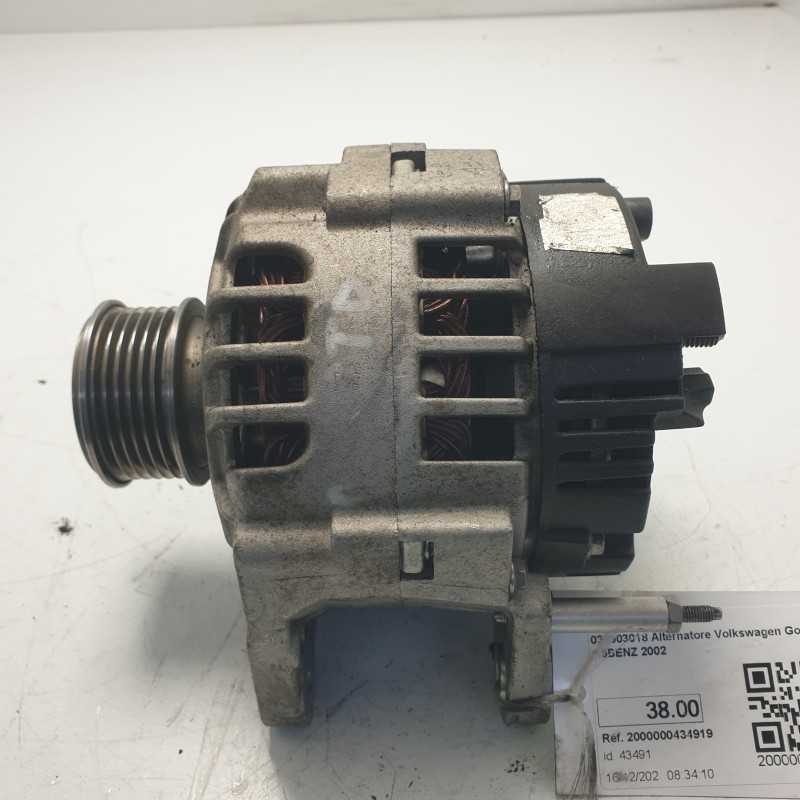 038903018 Alternatore Volkswagen Golf IV 1J5 1.6BENZ 2002