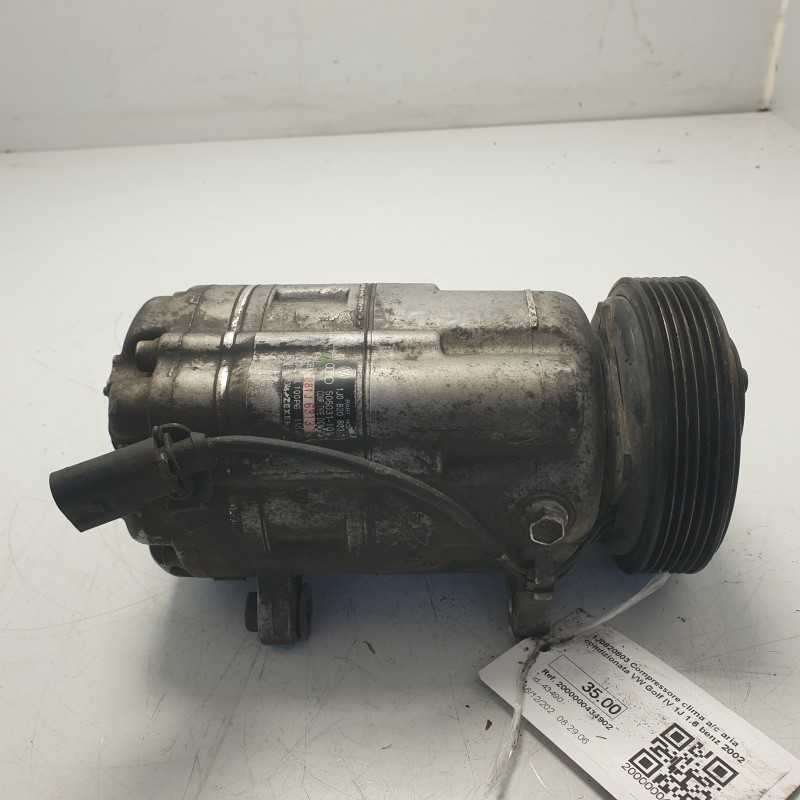 1J0820803 Compressore clima a/c aria condizionata VW Golf IV 1J5 1.6 benz 2002