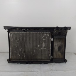 1330W2 Kit radiatore intercooler condensatore elettroventola Citroen C4 Coupè 1.6 hdi 2007 1253A9 6455EV 384G4