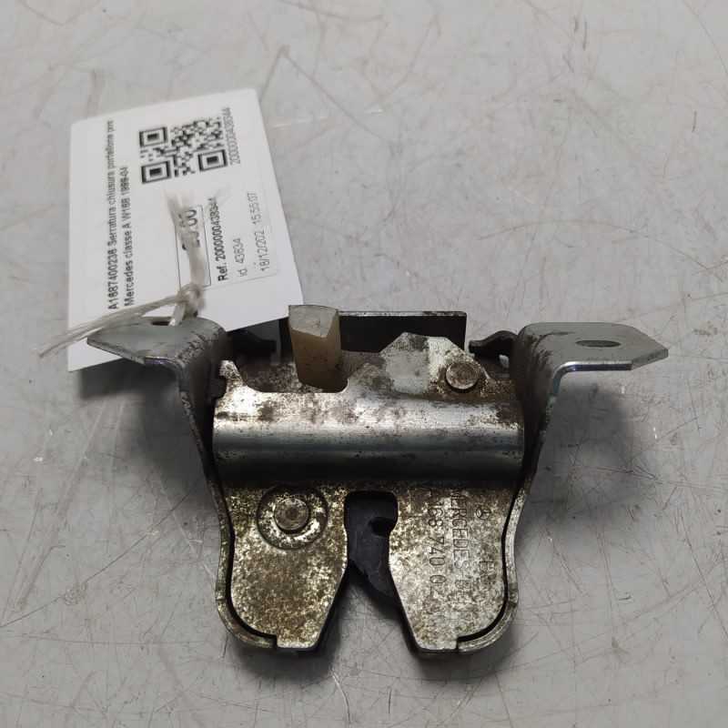 A1687400236 Serratura chiusura portellone post Mercedes classe A W168 1999-04