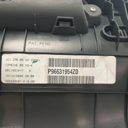96631954ZD quadro strumenti contachilometri Citroen C4 Coupè 1.6 hdi 2007