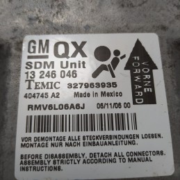13246046 centralina airbag Opel Zafira B 1.6 B 69 KW 2007 Temic