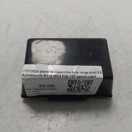 17717034 plastica coperchio luce targa post SX Autobianchi A112 MK4 Fiat 127 epoca Leart
