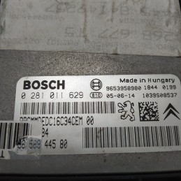 9658944580 centralina ECU controllo motore Peugeot 307 1.6 hdi 2001 0281011629 