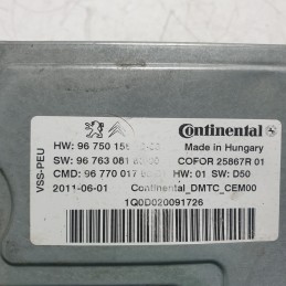 9675015880 Centralina start stop Peugeot 508 8D 1.6 hdi 2012